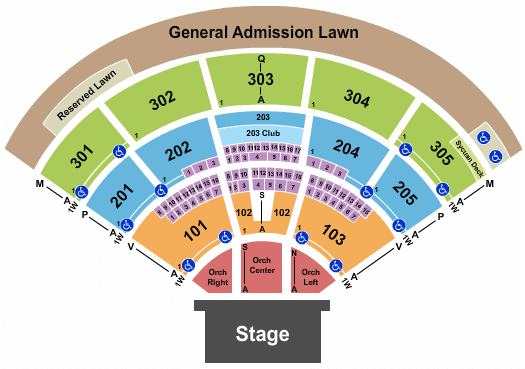 North Island Credit Union Amphitheatre Mana Seating Chart
